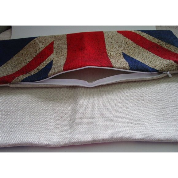 British UK Union Jack Flag Cushion Pillow Cover - Home Décor Item - Large Size - Picture 8 of 9